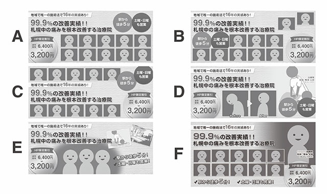 ホームページのレイアウトパターン一覧図