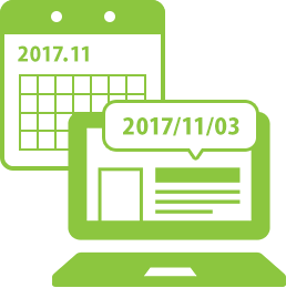 定期的な更新をイメージしたアイコン